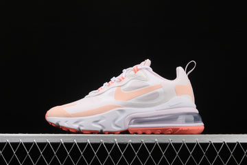 Nike Air Max 270 React in the Summit White/Crimson Tint colorway CJ0619-103