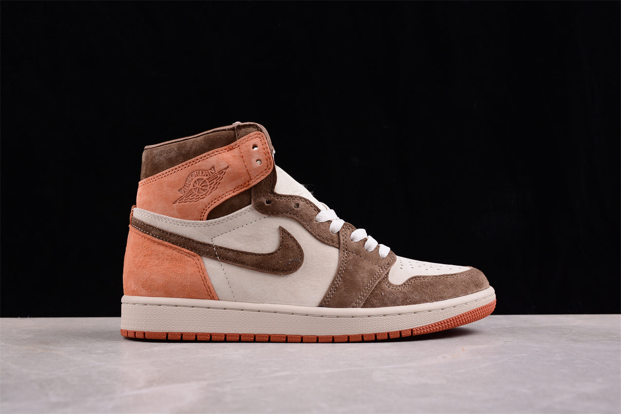 Air Jordan 1 Retro High OG – Sandstone Brown & Ember Orange