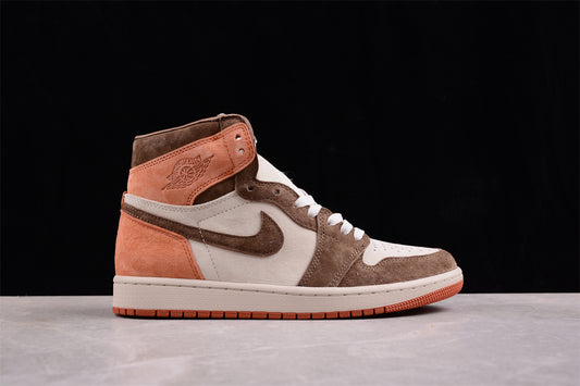 Air Jordan 1 Retro High OG – Sandstone Brown & Ember Orange