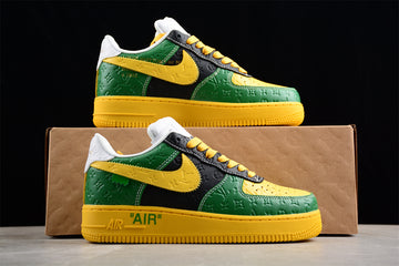 Off-White™ x Nike Air Force 1 Low Off-White™ inspired shoes, featuring Louis Vuitton
