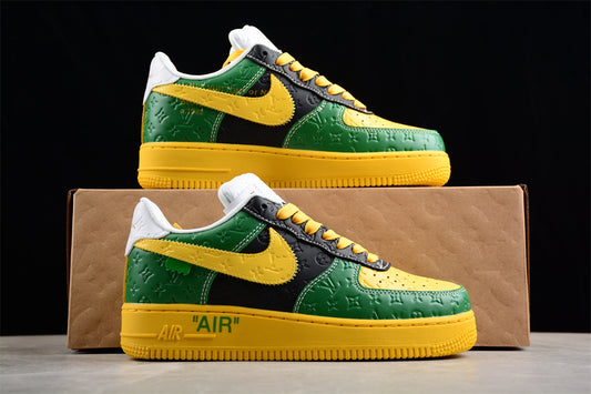 Off-White™ x Nike Air Force 1 Low Off-White™ inspired shoes, featuring Louis Vuitton
